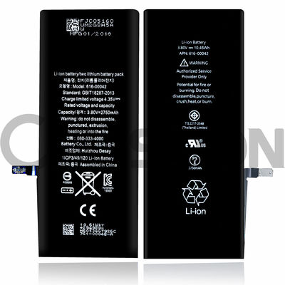 2750mAh OEM تعویض باتری برای آیفون 6 پلاس گواهینامه FCC